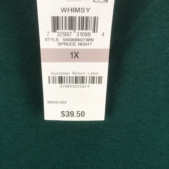 Plus Size Cotton Holiday Graphic Top - Picture 4 of 6